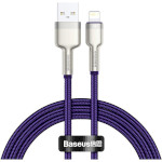 Кабель BASEUS Cafule Metal Data Cable USB for Lightning 1м Purple (CALJK-A05)