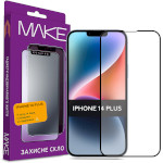 Защитное стекло MAKE Full Cover Full Glue для iPhone 14 Plus (MGF-AI14PL)