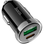 Автомобільний зарядний пристрій HOCO Z44 Leading 1xUSB-C, 1xUSB-A, PD20W, QC3.0 Black (91596)