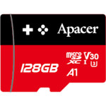 Карта пам'яті APACER microSDXC 128GB UHS-I U3 V30 A1 Class 10 (AP128GMCSX10U7-RAGC)