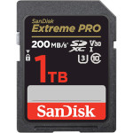Карта памяти SANDISK SDXC Extreme Pro 1TB UHS-I U3 V30 Class 10 (SDSDXXD-1T00-GN4IN)