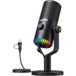 Мікрофон для стримінгу/подкастів MAONO DM30 Black