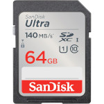 Карта памяти SANDISK SDXC Ultra 64GB UHS-I Class 10 (SDSDUNB-064G-GN6IN)