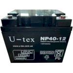 Акумуляторна батарея U-TEX NP40-12 (12В, 40Агод)