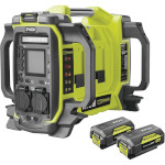 Аккумуляторный инвертор напряжения RYOBI RY36BI1800A-250 Max Power + 2 АКБ 5.0Ah (5133005317)