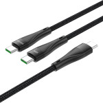 Кабель HOCO U102 Super Type-C to Type-C/Type-C 100W 1.5м Black