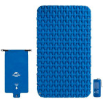 Надувний 2-місний килимок NATUREHIKE FC11 Multifunctional Double Camping Sleeping Pad Blue (NH19Z055-P-BL)