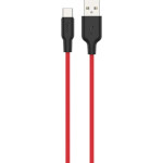 Кабель HOCO X21 Plus USB-A to Type-C 1м Black/Red