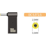 Адаптер STLAB PD 100W USB Type-C(F) to DC Jack 5.5*2.5mm for Asus/Toshiba/Lenovo