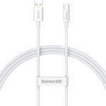 Кабель BASEUS Superior Series Fast Charging Data Cable USB to Type-C 100W 1м White (CAYS001302)