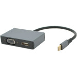 Порт-реплікатор VOLTRONIC 2-in-1 USB-C to HDMI/VGA Silver