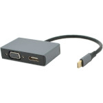 Порт-репликатор VOLTRONIC 2-in-1 USB-C to HDMI/VGA Silver