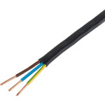 Силовий кабель ВВГнг-П ЗЗКМ 3x1.5мм² 100м, чорний (707234)