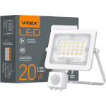 Прожектор LED на сонячній батареї з датчиком руху та освітленості VIDEX VL-F2E205W-S 20W 5000K