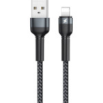 Кабель REMAX Jany USB-A to Lightning 2.4A 1м Black (LP20435)