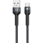 Кабель REMAX Jany USB-A to Type-C 2.4A 1м Black (RC-124A)