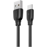 Кабель REMAX Suji Pro RC-138a USB-A to Type-C 1м Black (RC-138A-B)