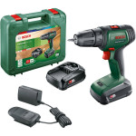 Акумуляторний дриль-шурупокрут BOSCH UniversalDrill 18 + 2 АКБ 1.5Ah, ЗП, кейс (0.603.9D4.002)
