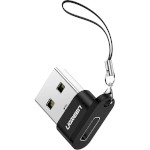 Адаптер UGREEN US280 USB-A Male to Type-C Female Black (50568)