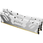 Модуль памяти KINGSTON FURY Renegade White/Silver DDR5 6000MHz 64GB Kit 2x32GB (KF560C32RWK2-64)