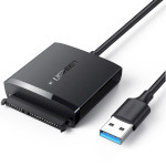 Адаптер UGREEN CM257 SATA to USB-A Adapter для HDD/SSD 2.5"/3.5" SATA to USB 3.0 Black (60561)