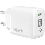 Зарядное устройство INTALEO TCGQPD125 1xUSB-C, 3A White
