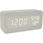 Годинник настільний VST 862S Wooden White (White LED)