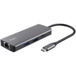 Порт-реплікатор TRUST Dalyx 6-in-1 USB-C Multiport Adapter Silver (24968)