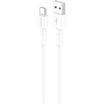 Кабель CHAROME C21-02 USB-A to USB-C charging data cable 1м White