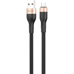 Кабель CHAROME C23-01 USB-A to Micro-USB charging data cable 1м Black