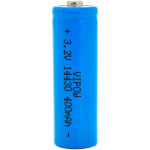 Акумулятор VIPOW LiFePO4 14430 400mAh 3.2V TipTop (IFR14430-400MAHTT)