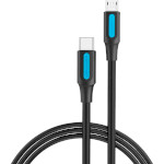 Кабель VENTION USB-CM to Micro-BM 1.5м Black (COVBG)