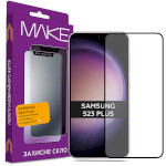 Защитное стекло MAKE Full Cover Full Glue для Galaxy S23 Plus (MGF-SS23P)