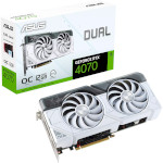 Відеокарта ASUS Dual GeForce RTX 4070 White OC Edition 12GB GDDR6X (90YV0IZ4-M0NA00)