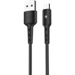 Кабель HOCO X30 Star USB-A to Micro-USB 1.2м Black