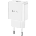 Зарядное устройство HOCO C106A Leisure 1xUSB-A, 2.1A White (6931474783882)