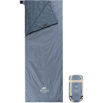 Спальник-ковдра NATUREHIKE Ultralight LW180 L (15°C/8°C) Gray/Green Right (6927595777978-R)