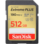 Карта памяти SANDISK SDXC Extreme Plus 512GB UHS-I U3 V30 Class 10 (SDSDXWV-512G-GNCIN)