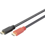 Кабель DIGITUS High Speed Connection Cable w/Ethernet/Amplifier HDMI 20м Black (AK-330118-200-S)