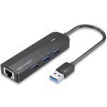 USB-хаб VENTION 5-in-1 USB-A to USB3.0x3/RJ-45/Micro-B Power (CHNBB)