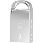 Флешка 8GB T&G 107 Metal Series USB 2.0 Silver (TG107-8G)