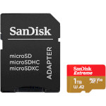Карта памяти SANDISK microSDXC Extreme 1TB UHS-I U3 V30 A2 Class 10 + SD-adapter (SDSQXAV-1T00-GN6MA)