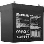 Аккумуляторная батарея REAL-EL 12V 55AH (12В, 55Ач)