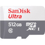 Карта памяти SANDISK microSDXC Ultra 512GB UHS-I Class 10 (SDSQUNR-512G-GN3MN)