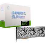 Видеокарта MSI GeForce RTX 4070 Gaming X Slim 12G White