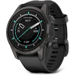 Смарт-часы GARMIN Epix Pro Gen. 2 Sapphire 42mm Carbon Gray DLC Titanium with Black Silicone Band (010-02802-15)