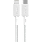 Кабель ANKER Powerline 322 USB-С to Lightning 0.9м White (A81B5H21)