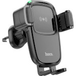 Автотримач з бездротовою зарядкою HOCO HW1 Pro Wireless Fast Charge Car Holder Black