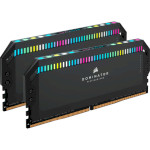 Модуль пам'яті CORSAIR Dominator Platinum RGB Black DDR5 6000MHz 64GB Kit 2x32GB (CMT64GX5M2B6000C40)