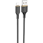 Кабель HOCO X95 Goldentop USB-A to Lightning 1м Black